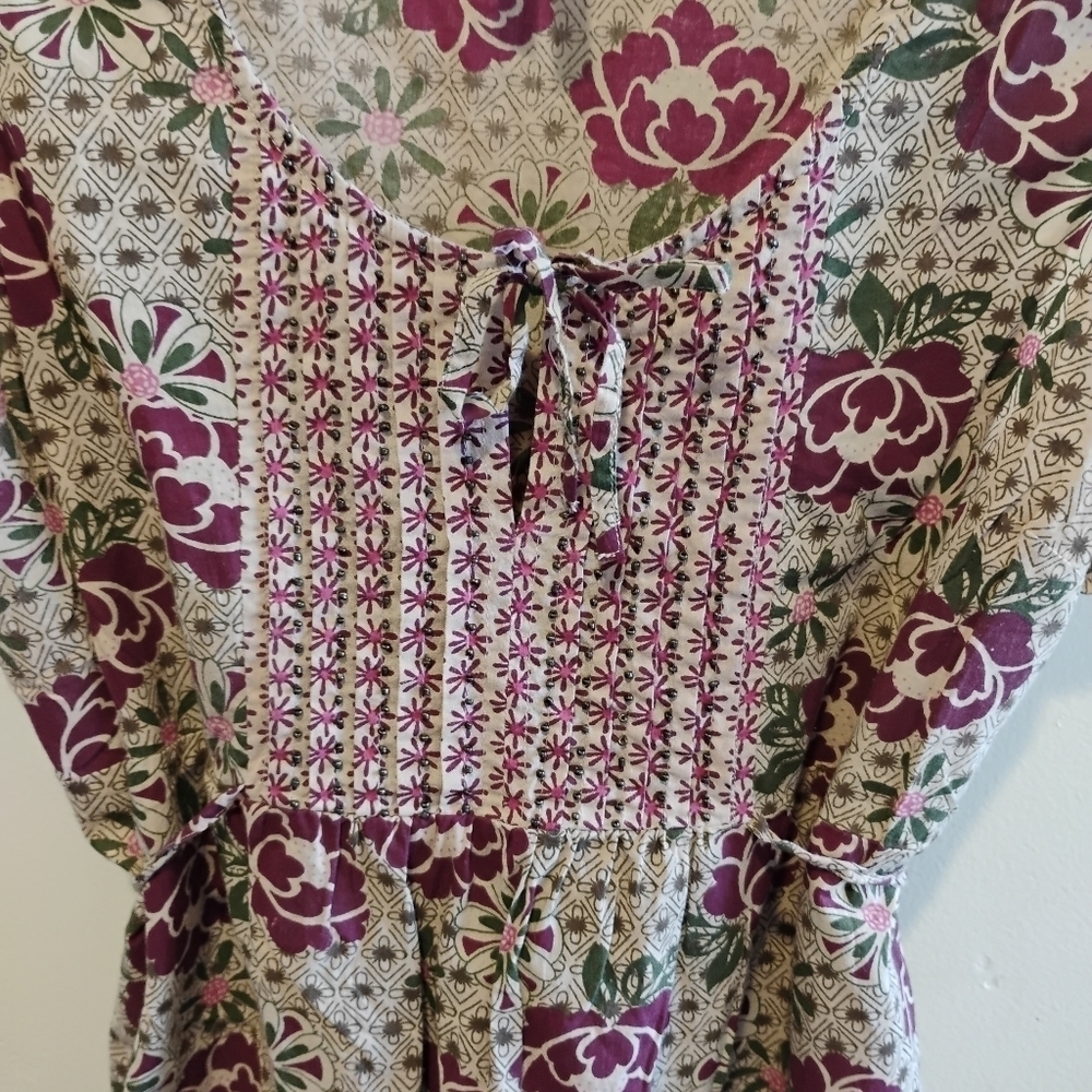 High Sierra Floral Print Sleeveless Blouse. Size L.  C104​​​​​ - Picture 9 of 9